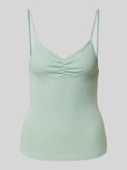Top na ramiączkach o kroju slim fit z czystej bawełny model ‘CARLOTTA’ od ONLY - 40