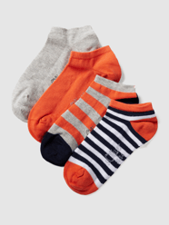 Sneakersokken met labeldetails in een set van 4 paar van s.Oliver RED LABEL Oranje - 2