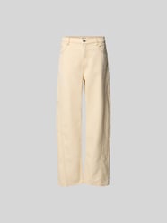 Straight Fit Jeans mit Ziernähten von BAUM & PFERDGARTEN Beige - 31