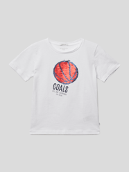 T-shirt met motiefprint van Tom Tailor Wit - 44