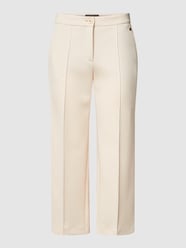 Bundfaltenhose mit Label-Detail von Marc Cain Beige - 10