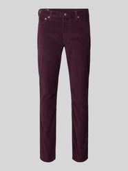 Slim fit jeans in ribcordlook, model '511' van Levi's® Bordeaux - 1