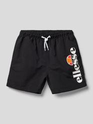 Badehose mit Label-Print Modell 'BERVIOS' von Ellesse Schwarz - 23