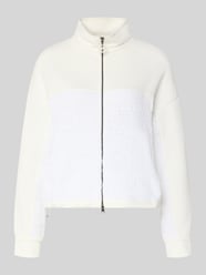 Regular fit sweatjack met gebreid detail van Marc Cain - 17