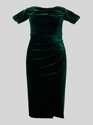 Cocktailjurk in off shoulder-look van Lipsy - 38