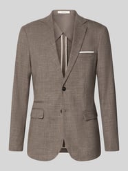 Marynarka garniturowa o kroju slim fit z dodatkiem wełny model 'SLIM-OASIS' od Selected Homme - 29