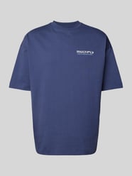 T-Shirt aus reiner Baumwolle von Multiply Apparel Blau - 11
