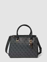 Satchel Bag mit Allover-Logo Modell 'NOELLE' von Guess Grau - 15