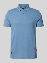 Poloshirt mit Label-Stitching von camel active Blau - 42