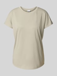 Regular Fit T-Shirt mit Rundhalsausschnitt von Jake*s Collection Beige - 35