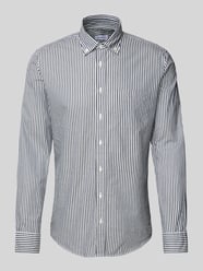 Koszula biznesowa o kroju casual slim fit z kołnierzykiem typu button down od SEIDENSTICKER - 9