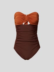 Badeanzug mit Cut Out von Self-Portrait Braun - 19