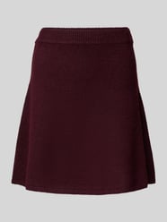 Minirock mit elastischem Bund Modell 'Gisa' von Neo Noir Bordeaux - 33