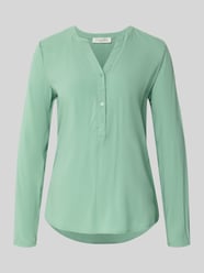 Regular fit blouse van pure viscose met tuniekhals van Christian Berg Woman - 21