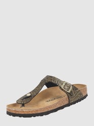Zehentrenner aus Mikrofaser Modell 'Gizeh' von Birkenstock Schwarz - 6