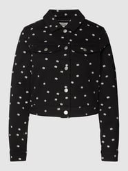 Jeansjacke mit floralem Muster von QS by s.Oliver Schwarz - 42
