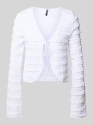 Regular Fit Cardigan mit Spitzendetails Modell 'ANINE' von Pieces - 42