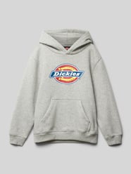 Hoodie mit Label-Print Modell 'YOUTH' von Dickies Grau - 5