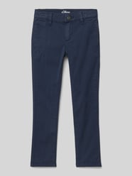 Slim Fit Chino mit schmalem Bein Modell 'BRAD' von s.Oliver RED LABEL Blau - 16