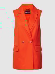 Gilet met reverskraag, model 'TALLY' van Pieces Rood - 19