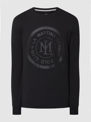 Regular-fit shirt met lange mouwen met logoprint  van La Martina - 17