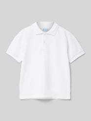 Regular Fit Poloshirt mit Label-Stitching von Mayoral Weiß - 35