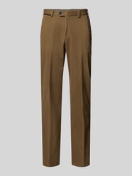 Regular fit stoffen broek met persplooien, model 'Peaker' van Hiltl Beige - 27