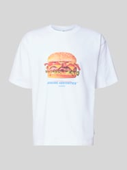 Regular Fit T-Shirt aus reiner Baumwolle mit Logo-Print von POCKIES - 2