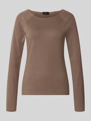 Regular Fit Longsleeve aus Viskose-Mix von monari Beige - 23