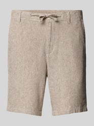 Regular Fit Shorts mit Tunnelzug Modell 'MYKONOS' von Jack & Jones Beige - 9