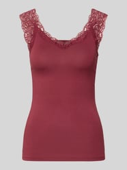 Top o kroju slim fit z mieszanka wiskozy model 'BARBERA' od PIECES - 22