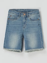 Slim Fit Bermudas mit Stretch-Anteil Modell 'Rianna' von Garcia Blau - 44