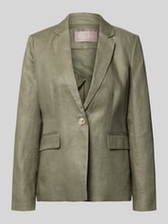 Linnen blazer van puur linnen met reverskraag van Christian Berg Woman Selection - 8