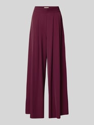 Wide leg broek met plooien van Rinascimento Bordeaux - 41