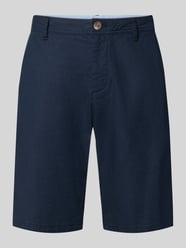 Regular Fit Leinenshorts aus Leinen-Baumwoll-Mix von Tom Tailor - 32