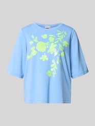 T-Shirt aus Viskose-Mix mit Paillettenbesatz von Milano Italy - 29