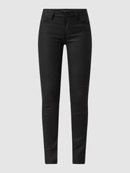Super Skinny Fit Jeans mit Stretch-Anteil Modell 'Adriana' von Mavi Jeans Schwarz - 12