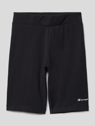 Radlerhose mit Label-Detail von CHAMPION Grau / Schwarz - 33
