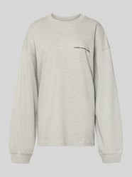 Oversized Longsleeve mit Label-Print von Karo Kauer - 36