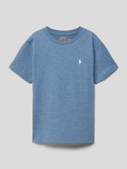 T-shirt z wyhaftowanym logo od Polo Ralph Lauren Teens Niebieski - 29