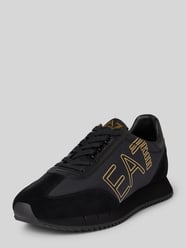 Sneaker mit Label-Details Modell 'VINTAGE' von EA7 Emporio Armani Schwarz - 34
