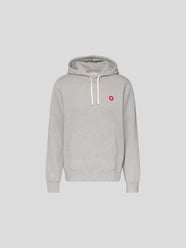 Hoodie in melierter Optik von WOOD WOOD Grau - 40