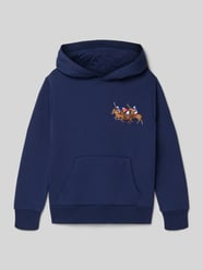 Bluza z kapturem o kroju regular fit z mieszanki bawełny od Polo Ralph Lauren Kids - 21
