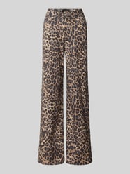 Wide Leg Jeans aus Baumwoll-Mix Modell 'ZOE SARAH' von JJXX Beige - 42