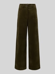 Spodnie sztruksowe z szeroką nogawką z czystej bawełny od Marc O'Polo - 22