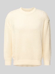 Strickpullover mit Lochmuster von BLKVIS - 16