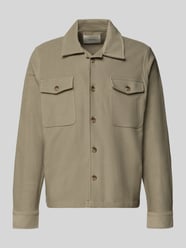 Regular fit overhemdjack van puur biologisch katoen, model 'OLIVER' van SELECTED HOMME - 3