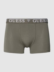 Boxershorts mit elastischem Bund Modell 'BARNEY CASH COUNTER' von Guess Grau - 28