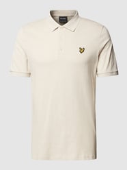 Poloshirt mit Logo-Stitching von Lyle & Scott Beige - 32