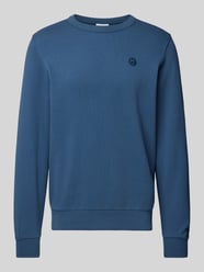 Sweatshirt mit Label-Detail von Knowledge Cotton Apparel Blau - 9